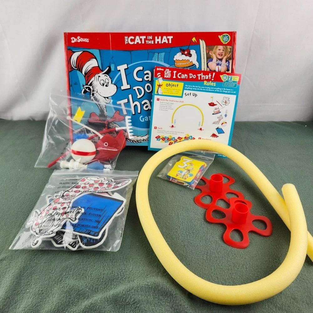 Dr. Seuss I Can Do That Game COMPLETE 2009 The Cat in the Hat